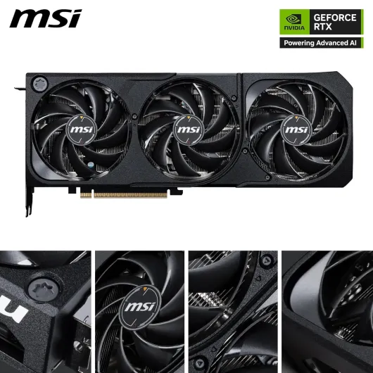 NVIDIA GeForce RTX 5070 Ti 16G Shadow 3X OC Carte Graphique -16 Go GDDR7 (28 Gb/s/256 Bits), PCIe 5.0, Triple Ventilateur (3X Ventilateurs TORX 5.0) - HDMI 2.1b x 1, DisplayPort 2.1b, SFF Ready