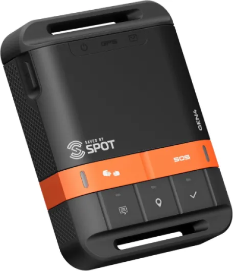 Spot Gen4 Messager GPS Satellite - Traceur portatif pour la randonnée, Le Camping, Les Travailleurs isolés et Les Aventures Hors réseau - Réseau Satellite Globalstar - Abonnement requis Gen 4